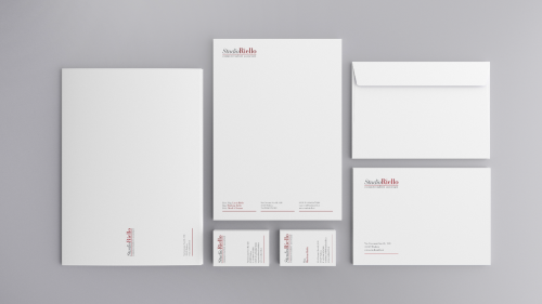 Immagine coordinata Studio Riello, Padova